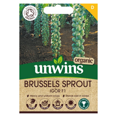 Unwins Brussels Sprout Igor F1 (Organic) from B&Q