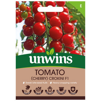 Unwins Tomato Cherry Crokini F Easy To Grow Seeds from B&Q