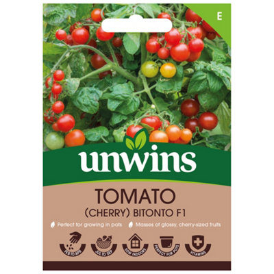 Unwins Tomato Cherry Bitonto F Easy To Grow Seeds from B&Q