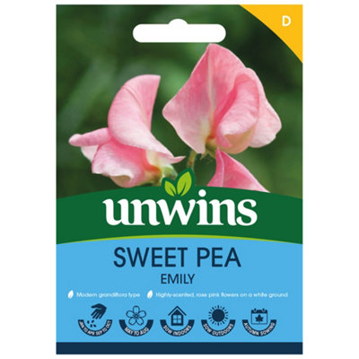 Unwins Sweet Pea Emily Easy To Grow Seeds from B&Q