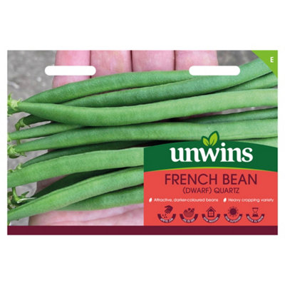 Unwins French Bean Dwarf Quartz Easy To Grow Seeds from B&Q