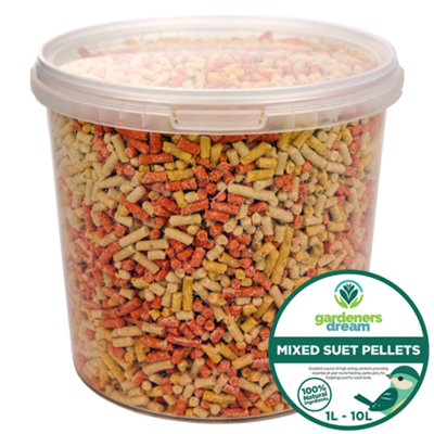 B&Q -  Mixed Suet Pellets Wild Bird Food (10L)