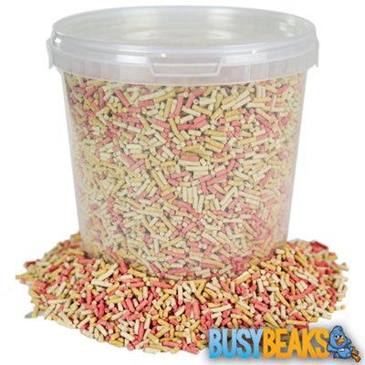 B&Q -  10L Busybeaks Mixed Suet PelletsMealworm Berry High Energy Wild Bird Feed