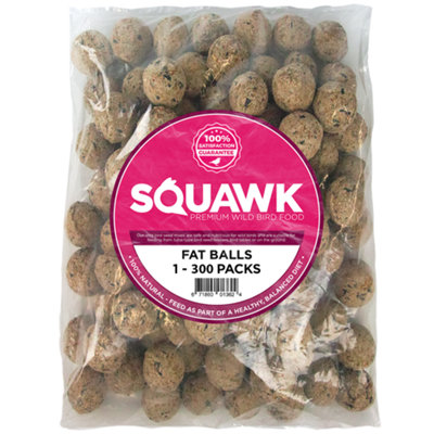 Gardeners Dream 25 X Squawk Suet Fat BallsWild Garden Bird Food High Energy Year Round Feed Treats from B&Q