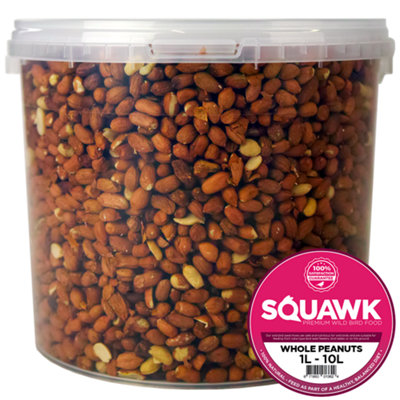 Gardeners Dream 5L Squawk Whole PeanutsFresh Premium Wild Garden Bird Seed Food Nut Energy Feed from B&Q