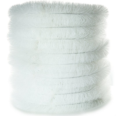 Gardeners Dream Gardenersdream 2 X 4M Gutter Brush White Leaf Guard Moss Protection Debris Filter from B&Q