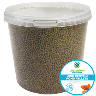Gardeners Dream Gardenersdream 1L Premium Pond Fish Pellets Complete Balanced Cold Water Fish Food from B&Q