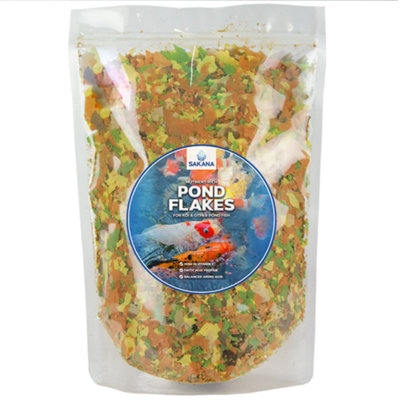 Gardeners Dream Sakana 5Kg High Protein Multi-Pond Flakes Complete Balanced Cold Water Fish Food from B&Q