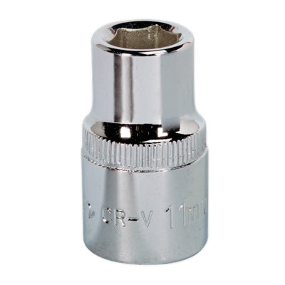 Sealey Walldrive Socket 11mm 1/2" Square Drive Fully Polished Finish Tool Sp1211