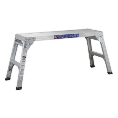Sealey Aluminium Folding Platform - 2 Tread - EN 131 Approved - 150kg Capacity - Image 12