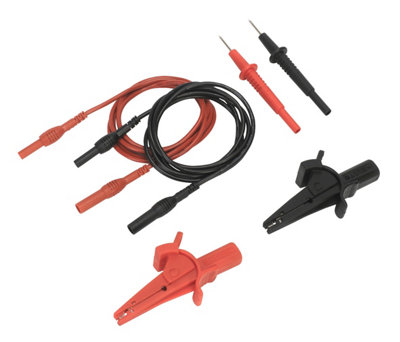 Sealey Tatl Automotive Test Lead & Crocodile Clip Set 6Pc - Image 17