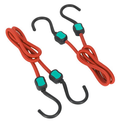 B&Q Sealey Bungee Cord Set 2Pc 760Mm Bcs22
