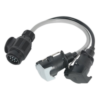 Sealey TB55 Conversion Lead 13-Pin Euro to 7-Pin N & S Type Plugs 12V - Image 14