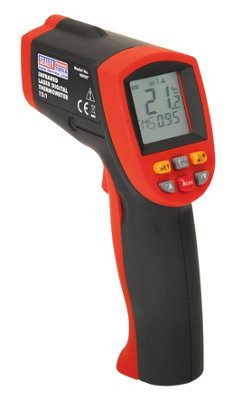 Sealey Infrared Laser Digital Thermometer 12:1 Vs907 from B&Q