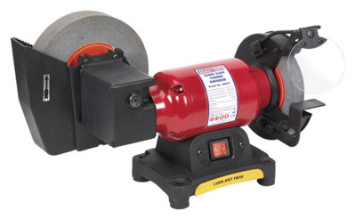 Sealey 150mm Bench Grinder With 200mm Wet Stone 250W Induction Motor Sm521 from B&Q