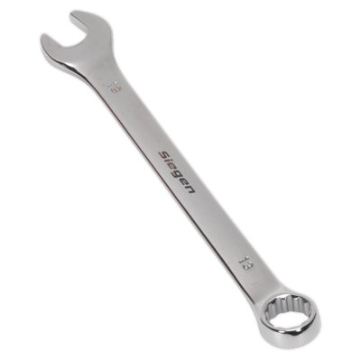 Sealey Walldrive Combi Spanner Chrome Vanadium Steel Polished Finish 13mm S01013 from B&Q