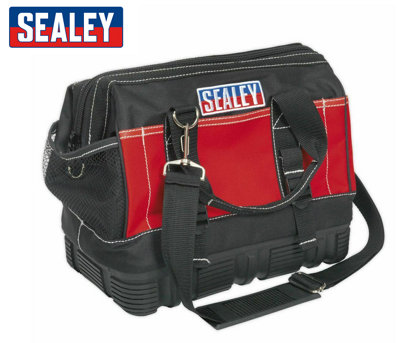 B&Q Sealey Tool Bag 305Mm Hard Base Pouch Storage Caddy Toolbag Ap509
