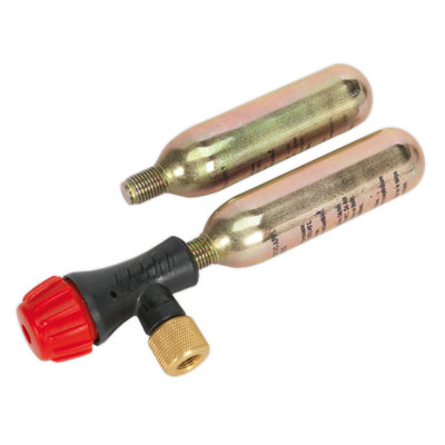 Sealey Motorcycle Co2 Emergency Tyre Inflator Kit With Schrader Adaptor Ms087 from B&Q