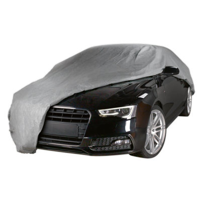 Sealey All Seasons Car Cover Waterproof 3-Layer Breathable - Sccxl Extra Large