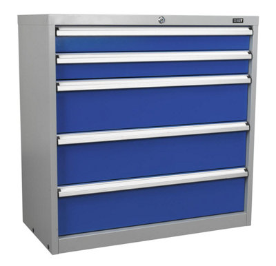 Sealey Industrial Cabinet 5 Drawer Api9005 from B&Q