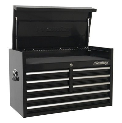  - Sealey Topchest 8 Drawer 915mm Heavy-Duty Black Ptb91508