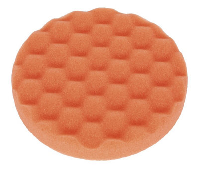 Sealey Buffing & Polishing Foam Head Hook & Loop 150 25mm Orange/firm Ptcchw150O from B&Q