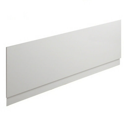 Homestylestore White Bathroom Straight Bath Front Panel 1700mm from B&Q