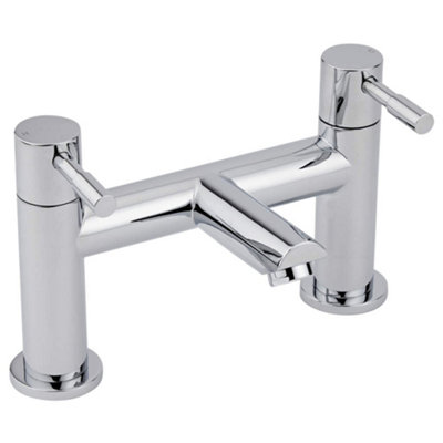 Homestylestore Chrome Bath Filler Tap And Lever Handles from B&Q