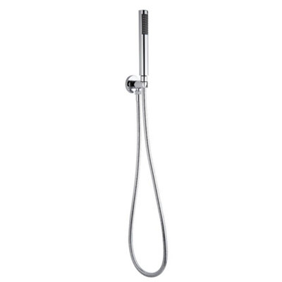 Homestylestore Chrome Pencil Hand Shower With Outlet Elbow And Wall Bracket from B&Q
