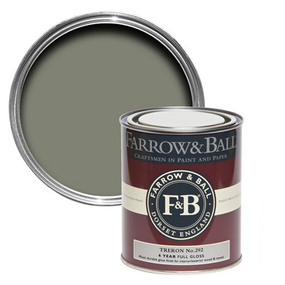 Farrow & Ball Interior Treron No.292 Gloss Metal & Wood Paint750Ml from B&Q