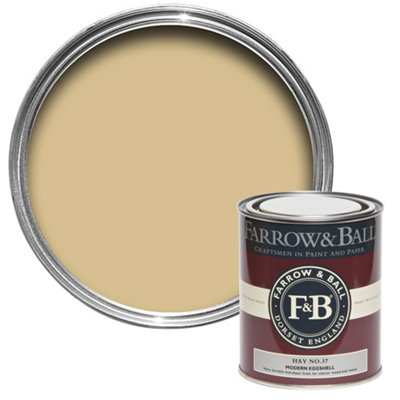 Farrow & Ball Modern Hay No.37 Eggshell Paint750Ml