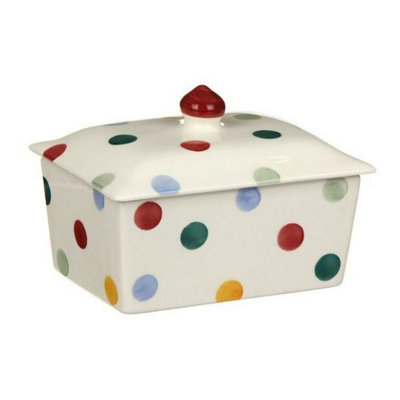 Butter Dish: Emma Bridgewater Polka Dot Butter DishCeramic from B&Q