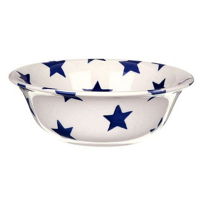 B&Q - Breakfast Bowl: 16Cm Cereal Bowl  Blue StarCeramic