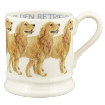 Emma Bridgewater Golden Retriever Half Pint Mug, Ceramic 300Ml B&Q