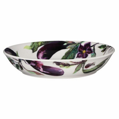 Pasta Bowl: 24Cm Emma Bridgewater Aubergine & Flowers Medium Pasta BowlCeramic from B&Q