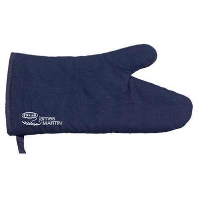 James Martin Blue Single Oven Glove from B&Q