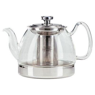 Judge Hob Top Induction 900Ml Glass Teapot from B&Q