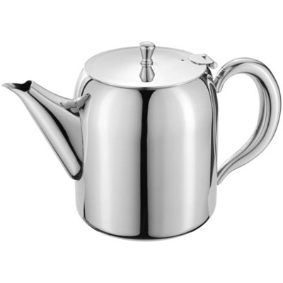Judge Stainless Steel Traditional Tall Teapot 1.2L / 6 CupSilver from B&Q