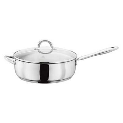 Judge Classic 28Cm Saute Pan With Glass Lid from B&Q