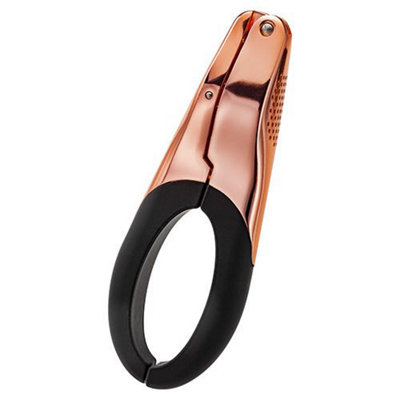 Stellar Soft Touch Copper Contour Garlic Press from B&Q
