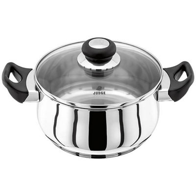 Judge Vista 20Cm Casserole With Lid from B&Q