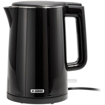 Judge Stainless Steel Electric Kettle 1.5L- Black from B&Q