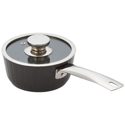 Judge Evertough Non-Stick Saucepan 16Cm / 1LBlack from B&Q