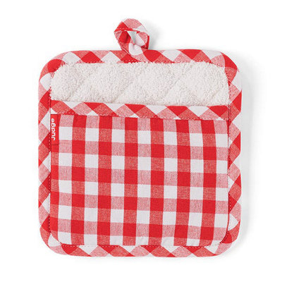 Judge Textiles Red Check Pot Holder from B&Q
