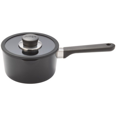 Judge Vista Ceramic Draining Saucepan 16Cm / 1.5LBlack