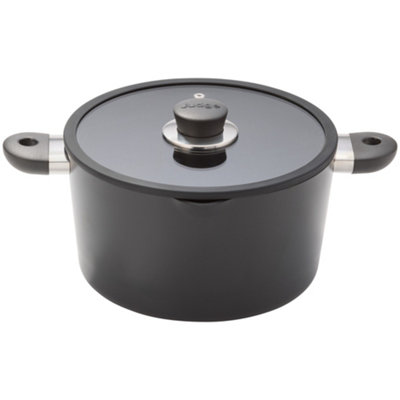 Judge Vista Ceramic Non-Stick Casserole 24Cm / 4LBlack from B&Q