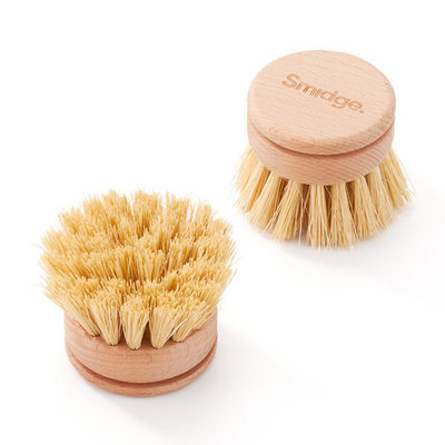 Smidge Cleaning 2 Piece Dish Brush Replacement Head Set from B&Q