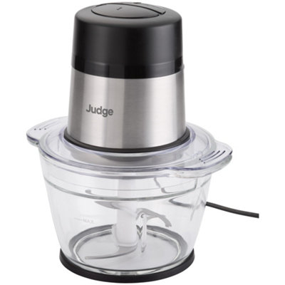 Judge Electric Stainless Steel Mini Chopper 500MlClear from B&Q