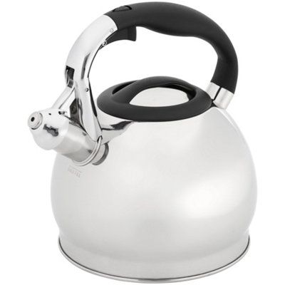 Judge Whistling Kettle 2.2L With Heat Resistant HandleSilver from B&Q