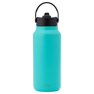 Smidge 900Ml Flip Straw Bottle Aqua from B&Q